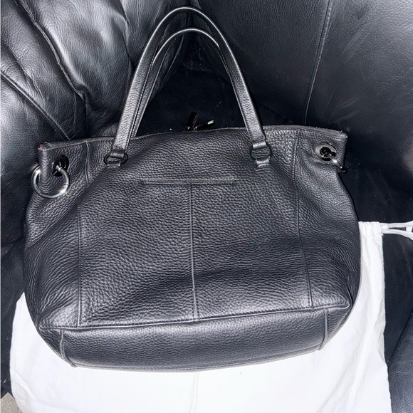 Hammitt Black Leather Large Tote Bag with Matching Wallet - Picture 4 of 15